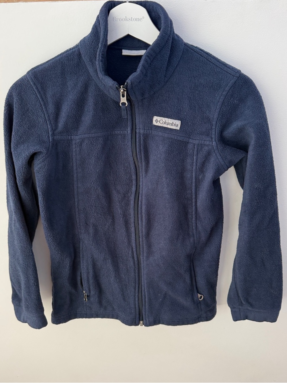 Columbia Kids Navy Blue Full-Zip Fleece Jacket